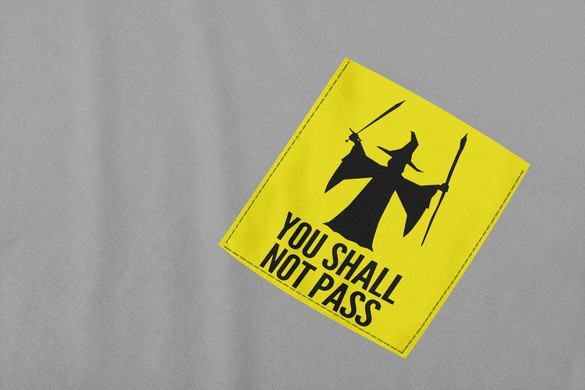 Koszulka z kieszonką YOU SHALL NOT PASS