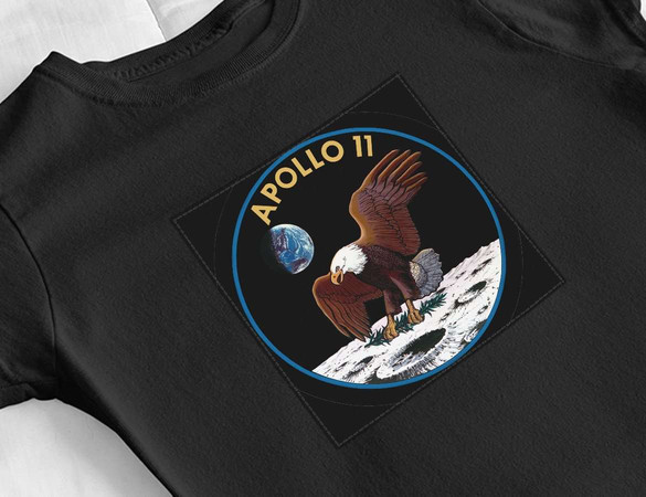 Bluzka damska z naszywką Apollo 11