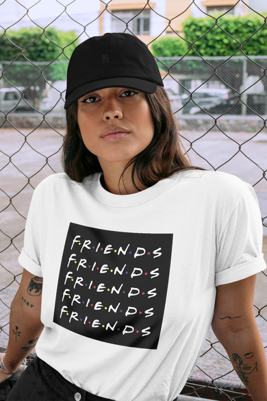 Koszulka z naszywką Friends logo