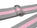 Pasek do torby w paski różowo-szary 38 mm