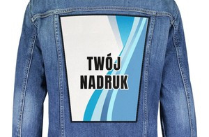 Ekran tekstylny 35 cm z własnym nadrukiem