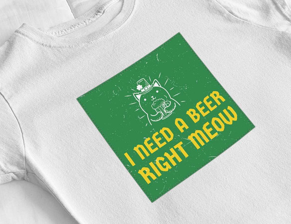 Bluzka damska z naszywką I NEED A BEER...