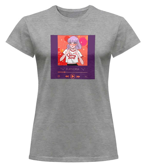 Bluzka damska z naszywką Euphoria