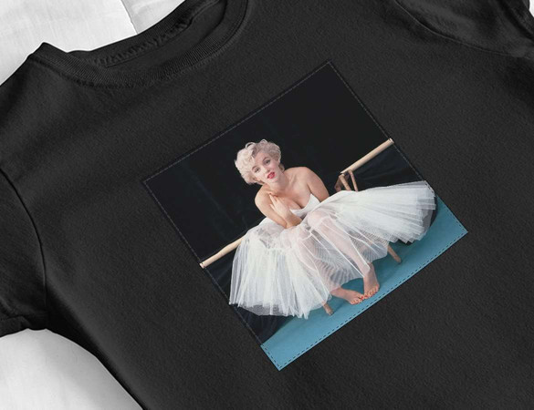 Bluzka damska z naszywką Marilyn Monroe 01