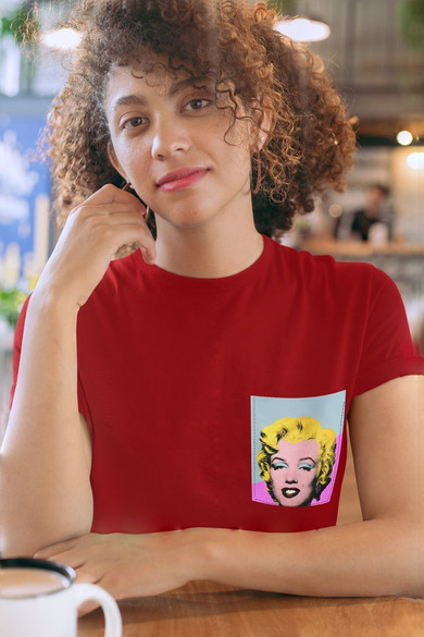 Koszulka z kieszonką MARILYN MONROE