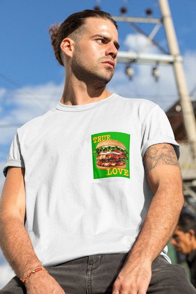 Koszulka z kieszonką LOVE BURGER