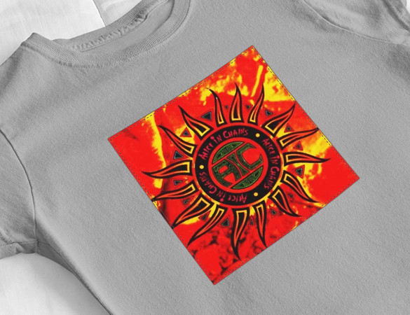 Bluzka damska z naszywką Alice In Chains logo