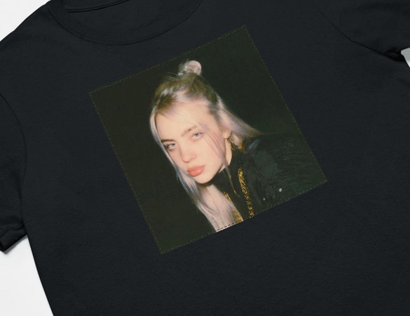 Koszulka z naszywką Billie Eilish 08