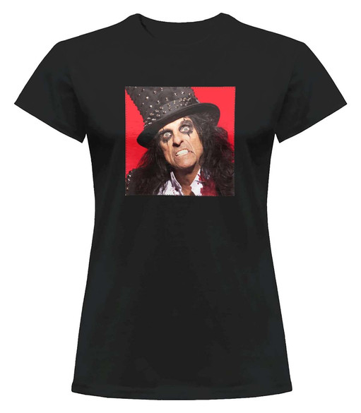 Bluzka damska z naszywką Alice Cooper