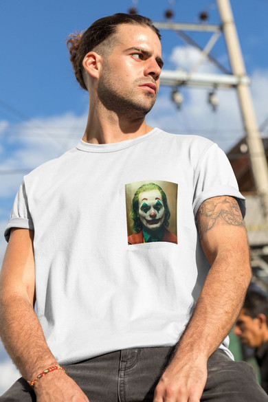 Koszulka z kieszonką JOKER FACE 1