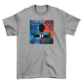 Koszulka z naszywką na Walentynki TWÓJ NAPIS