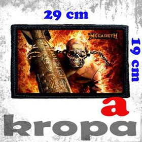 Naszywka duża na ubranie MEGADETH