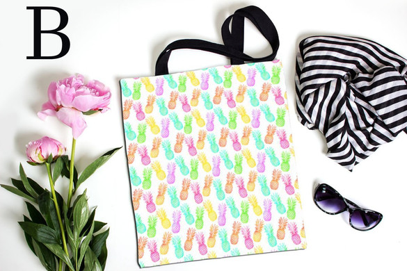 Torba na ramię FLAMINGI ANANASY Dużo Wzorów!!!