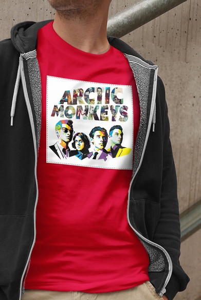 Koszulka z naszywką Arctic Monkeys 01