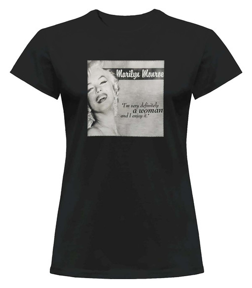 Bluzka damska z naszywką Marilyn Monroe 02