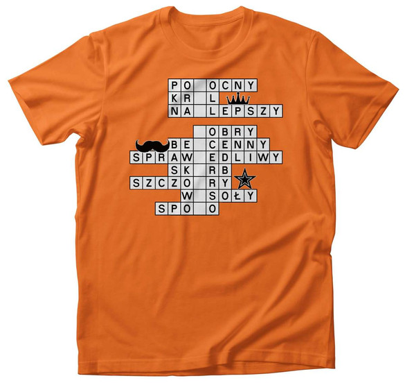 Koszulka na Dzień Dziadka Krzyżówka mój DZIADEK