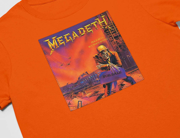 Koszulka z naszywką Megadeth Peace sells