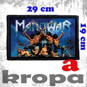 Naszywka duża na ubranie MANOWAR