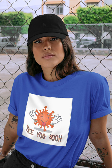 Koszulka z naszywką See You Soon