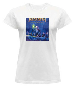 Bluzka damska z naszywką Megadeth Rust in...
