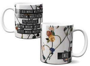 Kubek na Walentynki DODAJ NAPIS!