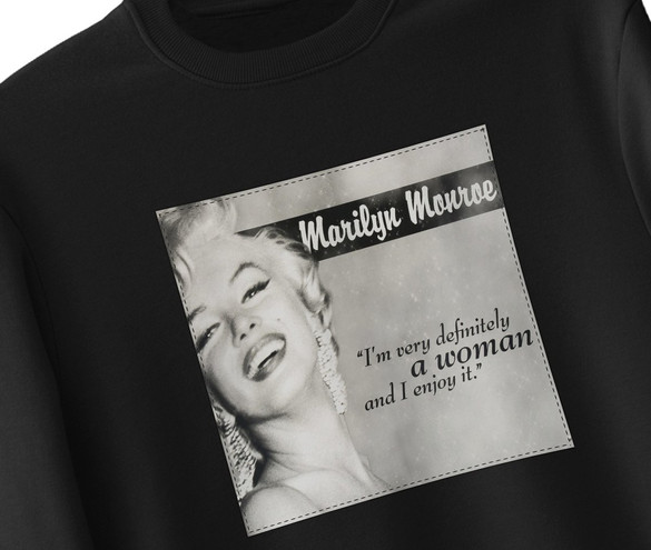 Bluza z naszywką Marilyn Monroe 02