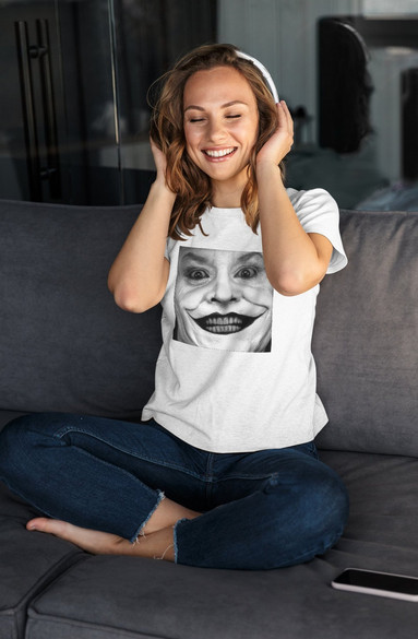 Bluzka damska z naszywką Joker Jack Nicholson 01