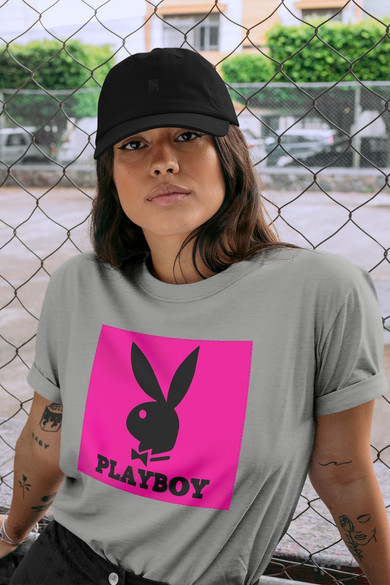 Koszulka z naszywką PLAYBOY logo