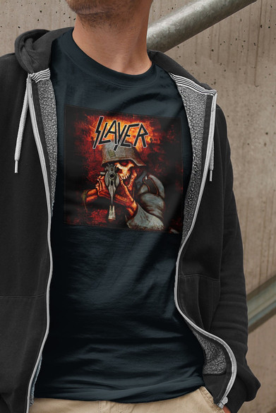 Koszulka z naszywką Slayer Demon