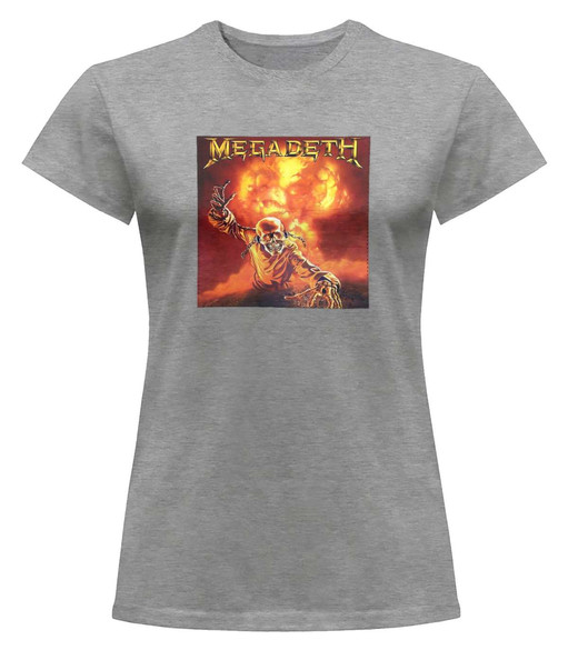 Bluzka damska z naszywką Megadeth 