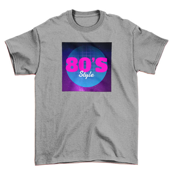 Koszulka z naszywką 80's Style