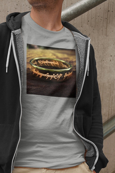 Koszulka z naszywką Lord of the Rings –Ring