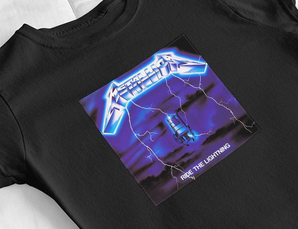 Bluzka damska z naszywką Metallica Ride the