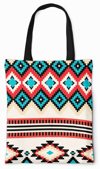 Torba na ramię Wzorki DODAJ NAPIS!