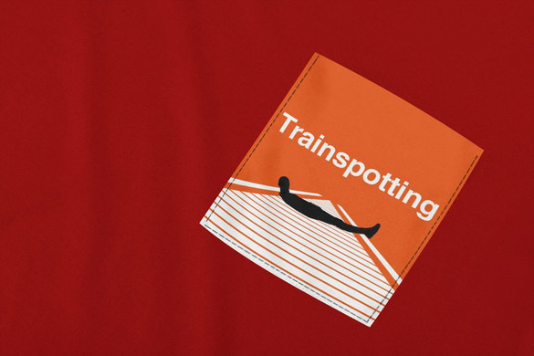 Koszulka z kieszonką TRAINSPOTTING