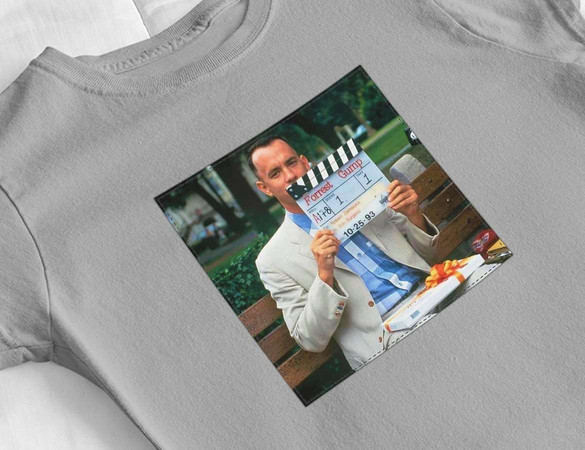 Bluzka damska z naszywką Forrest G. first scene