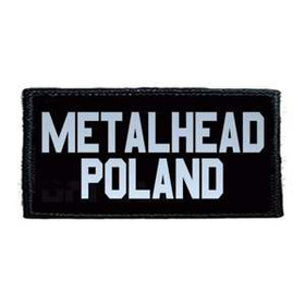 Naszywka  METALHEAD POLAND
