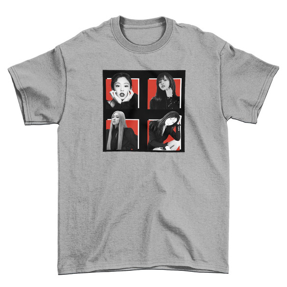 Koszulka z naszywką BlackPink Squad