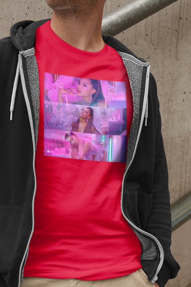 Koszulka z naszywką ARIANA GRANDE 03