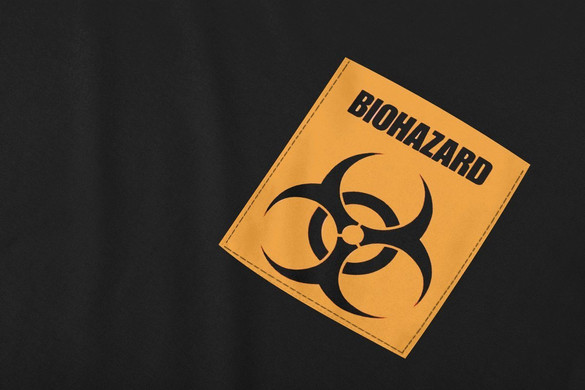 Koszulka z kieszonką Biohazard