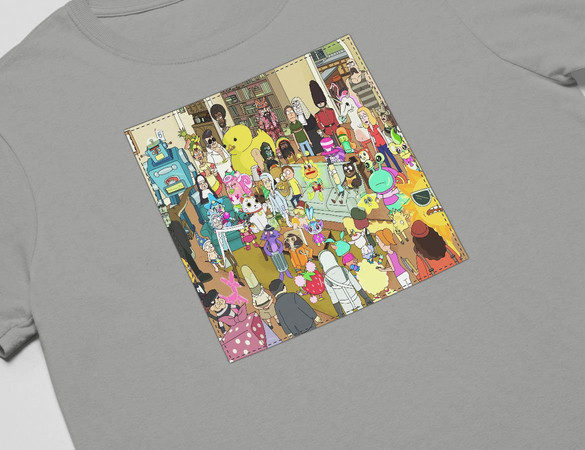 Koszulka z naszywką Rick and Morty 02