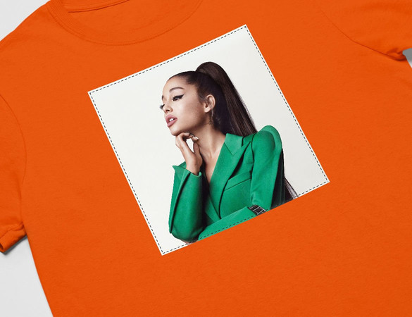 Koszulka z naszywką ARIANA GRANDE 01