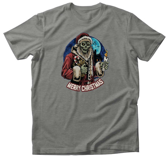 Koszulka  świąteczna mroczny Mikołaj