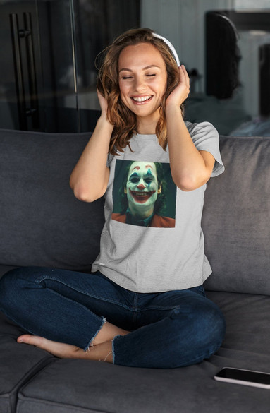 Bluzka damska z naszywką Joker Joaquin Phoenix 1