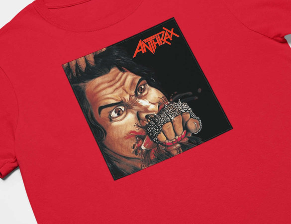 Koszulka z naszywką Anthrax Fistful of..