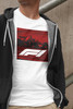 Koszulka z naszywką F1 poster