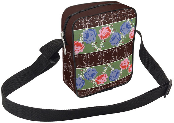 Torba Listonoszka Wzory Róże Dodaj Napis!