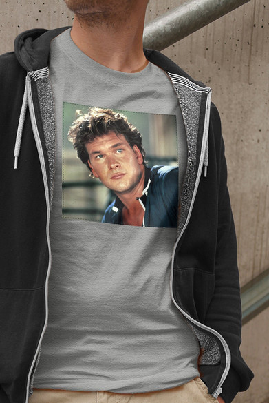 Koszulka z naszywką Patrick Swayze