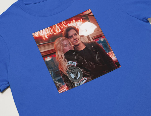 Koszulka z naszywką Riverdale Couple