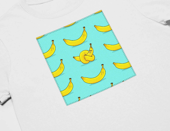 Koszulka z naszywką Banana